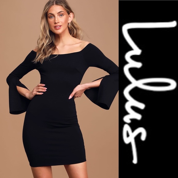 Lulus Marseille Off-the-Shoulder Bodycon Dress - Picture 2 of 8